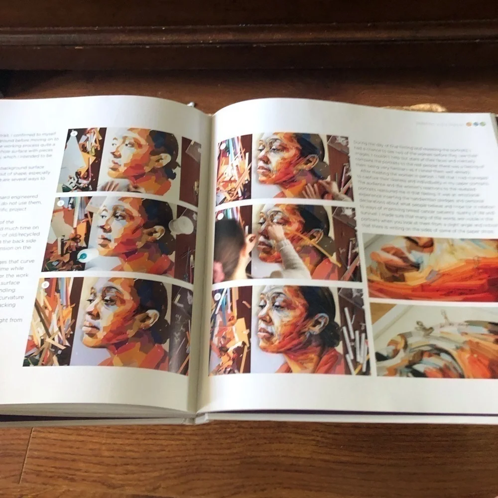 Painting with Paper: Paper on the Edge hardcover book coffee table
